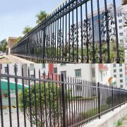 广东各地区围栏批发 校园小区防护栏栅栏定制